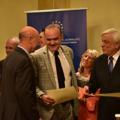 Βράβευση για το σύνολο του συγγραφικού έργου από τον πρόεδρο της δημοκρατίας Προκόπη Παυλόπουλο το 2018